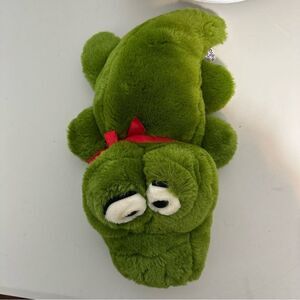 Playful Pals Mervyns Frog 12" SOFT Fluffy Plush Hand Puppet Stuffed Toy